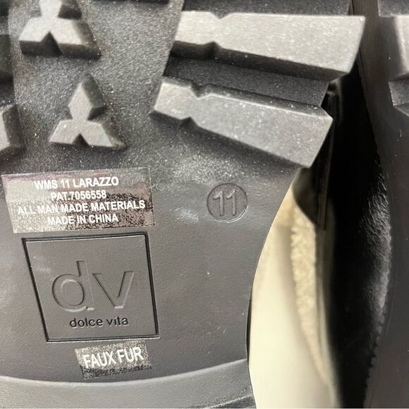 DOLCE VITA Larazzo Chain Platform Lug Sole Loafers in Black Size 11 NEW - Picture 13 of 16